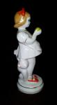 " Girl with apple "   **FREE SHIPPING