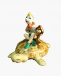 "Pinocchio on the tortoise Tortilla"   **FREE SHIPPING