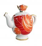Miniature teapot - hand painted    **FREE SHIPPING