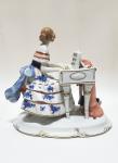 " Lady playing the celesta "