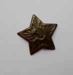 The star on the pilotka (color field), the period of WWII