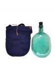 Glass flask with shoulder cover 1940 .