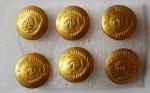 Full set generals buttons 1946-57 yy.