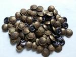 Large uniformed combined arms buttons.