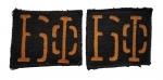 Shoulder straps of sailors of the of Baltic Navy