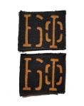 Shoulder straps of sailors of the of Baltic Navy