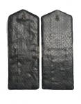 Shoulder straps of the junior sergeant of the engineering troops, -1956