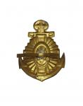 The emblem for the headdress of the officer of the Ukrainian Navy, M-1995