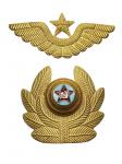 A set of emblems for the Air Force headdress, M-1949
