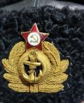 Astrakhan cap with earflaps of officers of the Navy