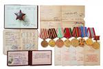 Set of awards and documents for a woman "Moskvichka"