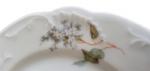 Antique porcelain plate of the Profitable House of the Petrokokino Brothers, Odessa
