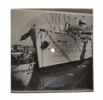 Photo plate of the passenger ship "Admiral Nakhimov"
