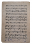 Sheet music - Opera "Kfremen", J. Bizet