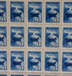 Airpost. Definitive  1955, full sheet ** 30% - catalogue