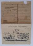 Closed letter (secret)1944 y. "Beat the summer - Beat the winter"