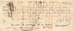 Bill paper, Odessa 1835