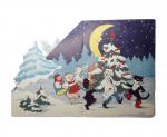 "Happy New Year!" Postcard - clamshell 1964